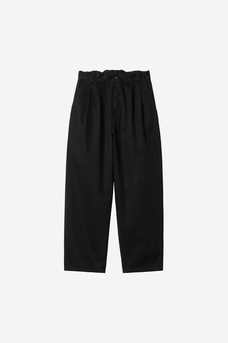 Carhartt Marv Pant - Black, Stone washed