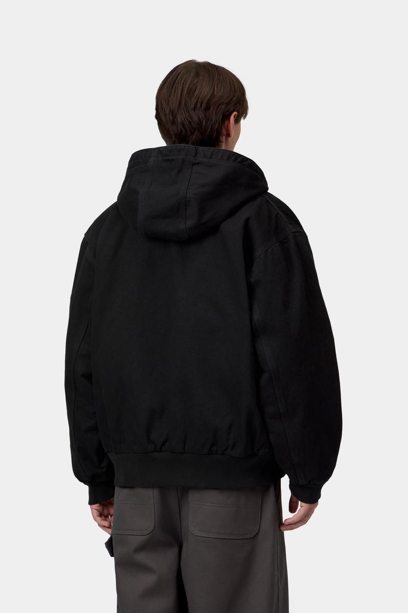 Carhartt OG Active Jacket - Black, Rinsed