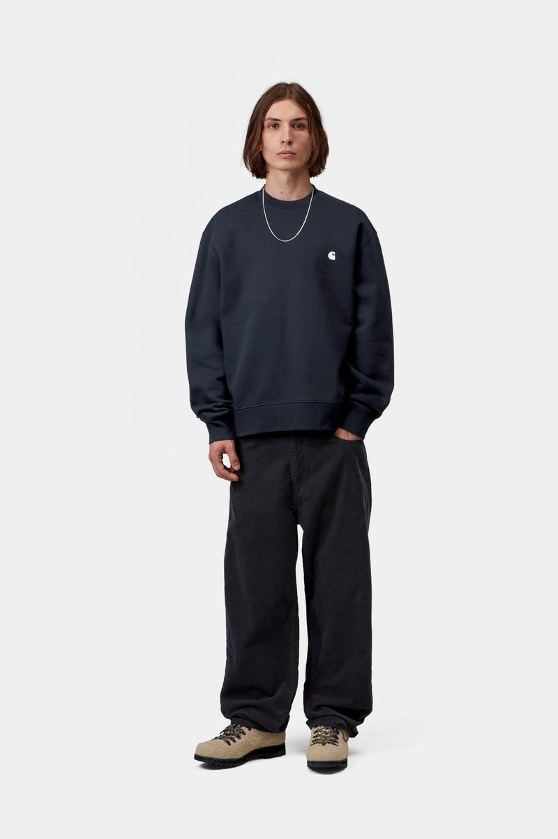Carhartt Mack Sweatshirt - Dark Navy / Wax