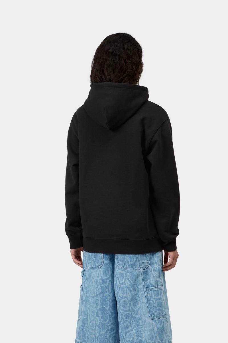 Carhartt Hooded Carhartt Sweatshirt - Black / Hortensia