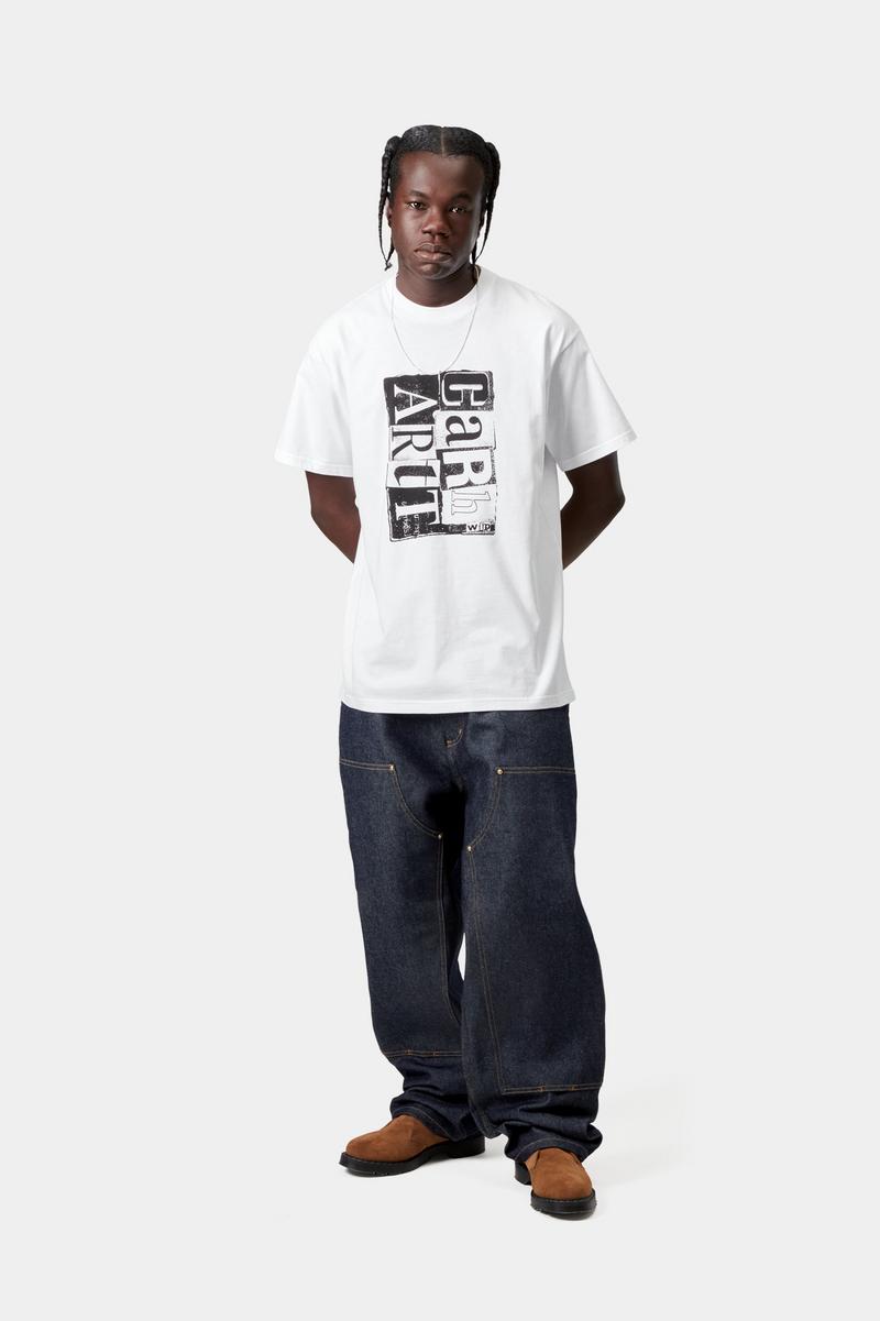 Carhartt S/S Moving Letterpress T-Shirt - White