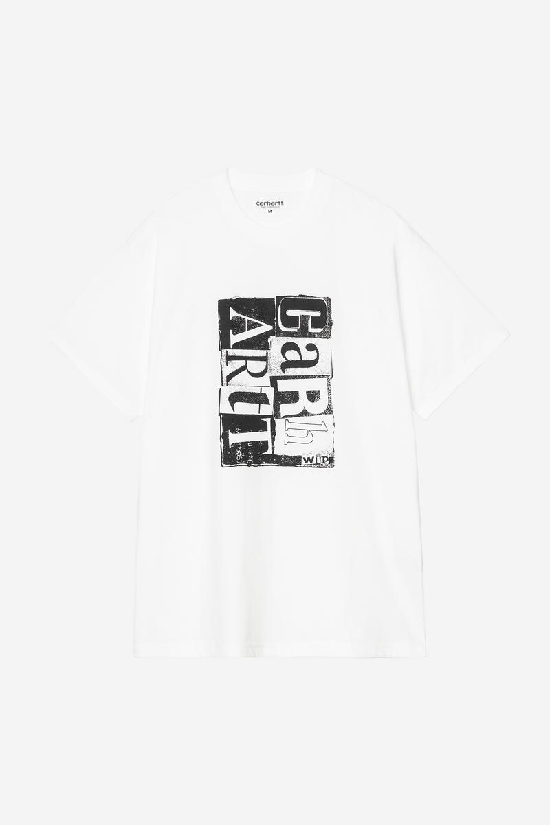 Carhartt S/S Moving Letterpress T-Shirt - White