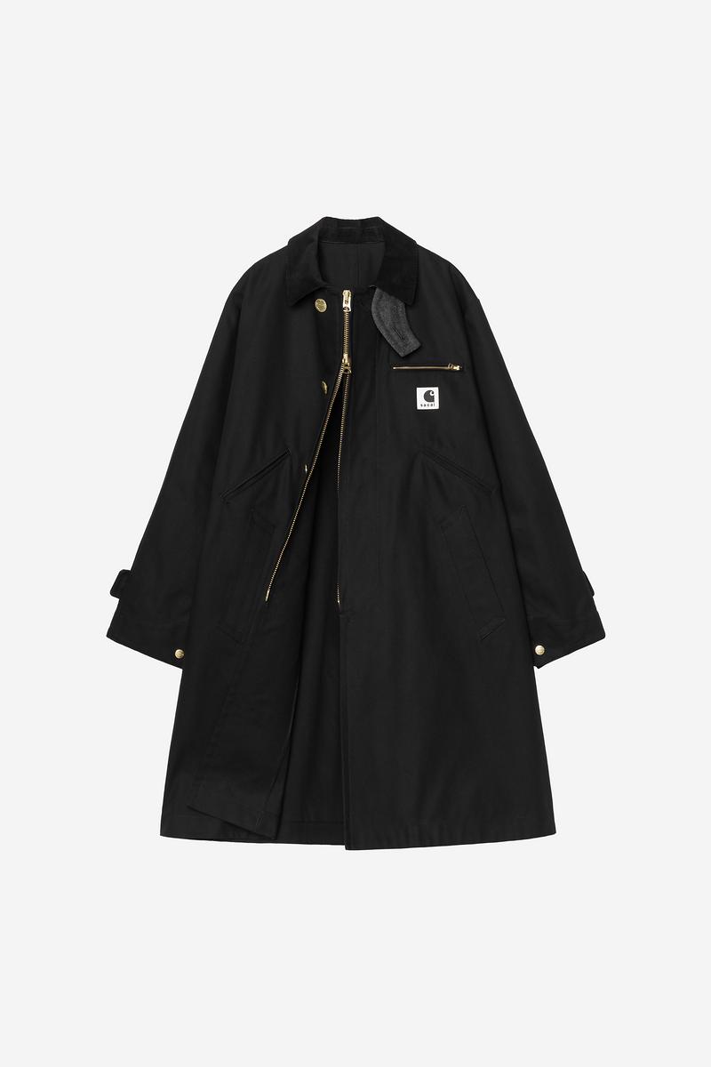 Carhartt sacai x Carhartt WIP Duck Coat - Sacai Black