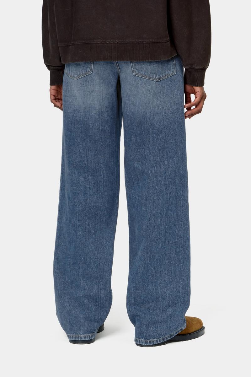 Carhartt Lavine Pant - Blue, Marble used wash