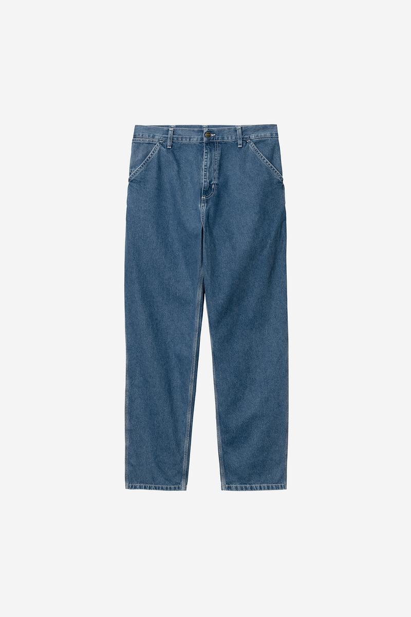 Carhartt Simple Pant - Blue, Stone washed