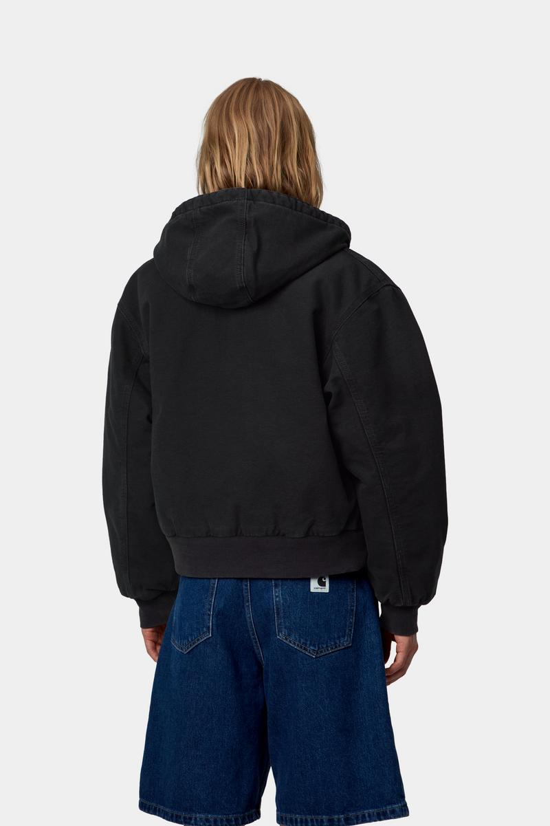 Carhartt OG Active Jacket - Black, Stone canvas