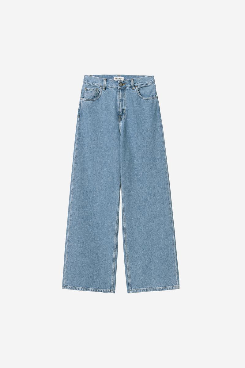 Carhartt Jane Pant - Blue, Heavy stone wash