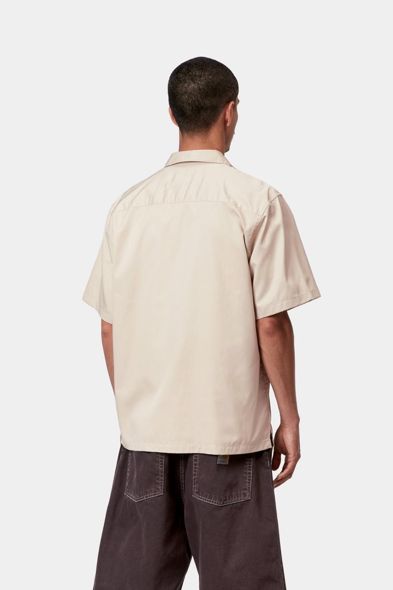 Carhartt S/S Delray Shirt - Stone / White
