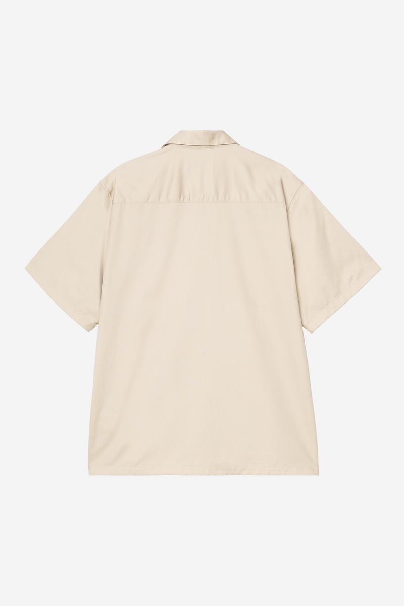 Carhartt S/S Delray Shirt - Stone / White