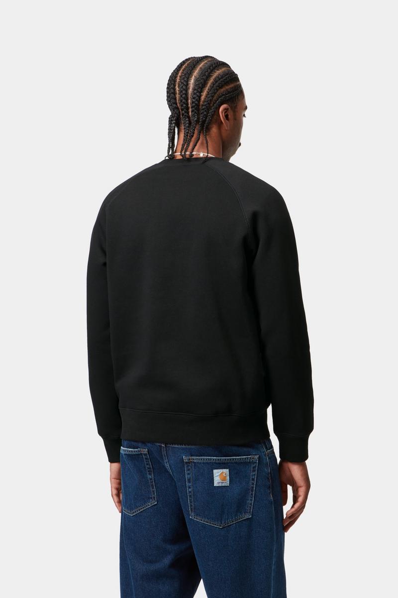 Carhartt Chase Sweatshirt - Black / Gold