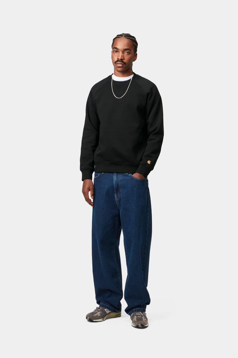 Carhartt Chase Sweatshirt - Black / Gold