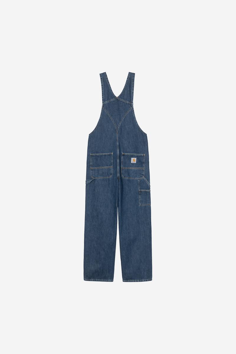 Carhartt Bib Overall - Blue, Stone washed
