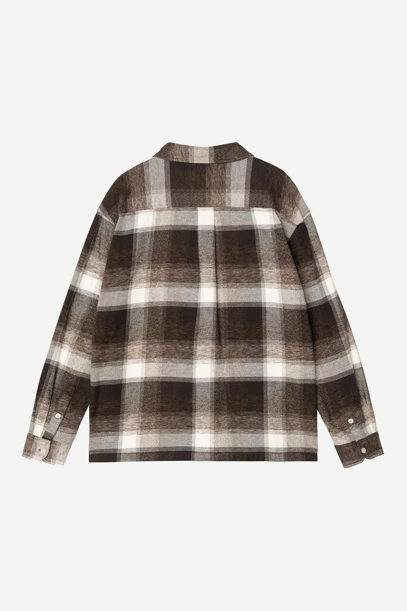 Carhartt L/S Esterson Shirt - Esterson Check, Tobacco