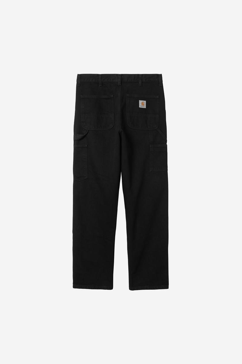 Carhartt Double Knee Pant - Black, Rinsed