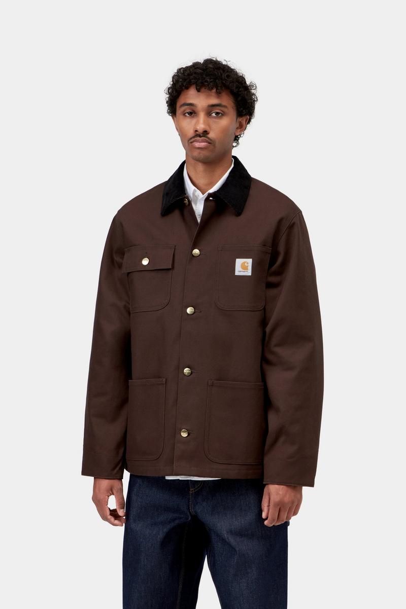 Carhartt Michigan Coat (Winter) - Tobacco / Black, Rigid