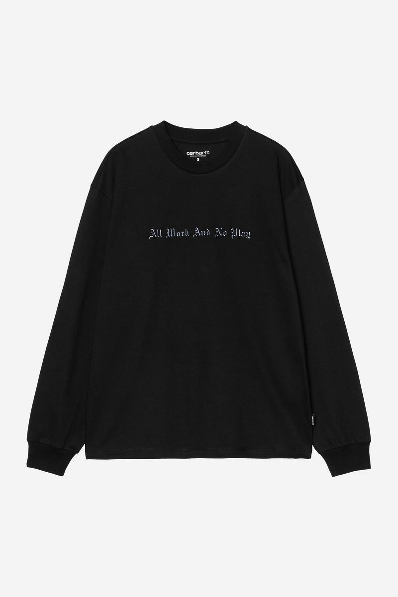Carhartt L/S No Play T-Shirt - Black