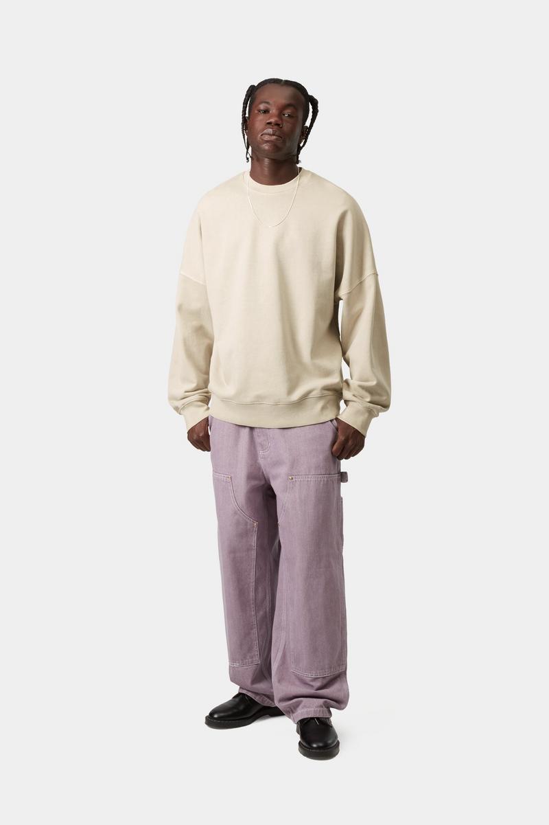 Carhartt RGGD Sweatshirt - Fleur De Sel, Garment dyed
