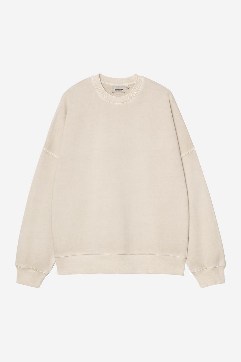 Carhartt RGGD Sweatshirt - Fleur De Sel, Garment dyed