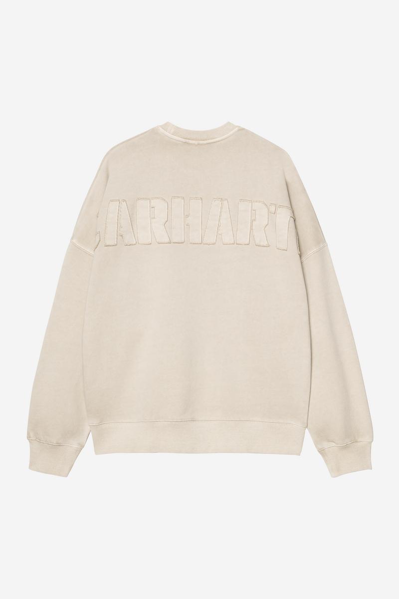 Carhartt RGGD Sweatshirt - Fleur De Sel, Garment dyed