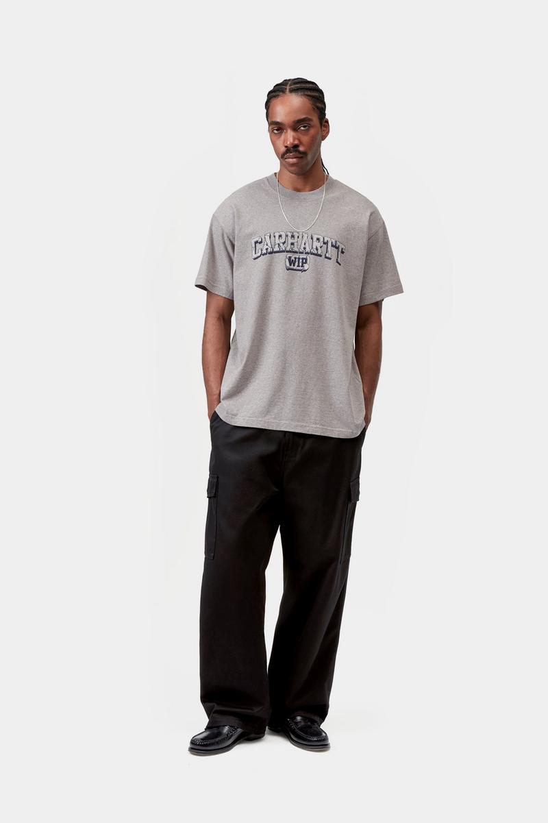 Carhartt S/S Heavy Duty T-Shirt - Grey Heather, Heavy enzyme wash