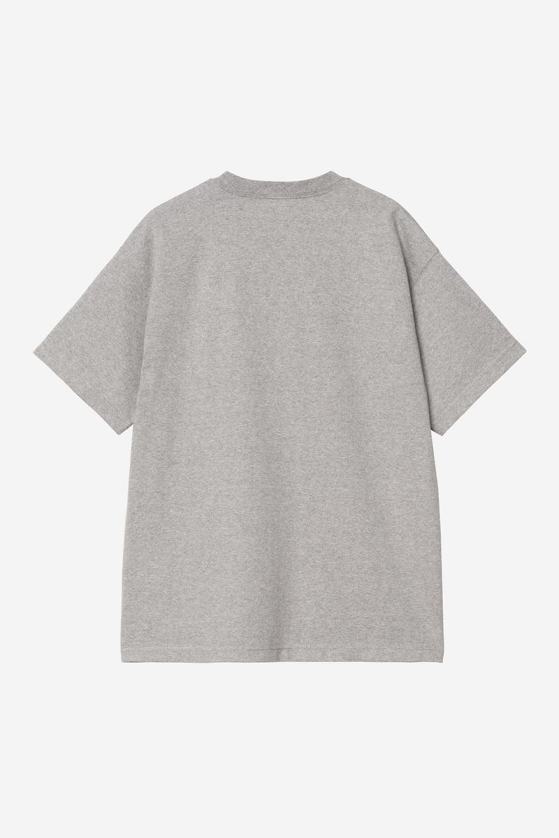 Carhartt S/S Heavy Duty T-Shirt - Grey Heather, Heavy enzyme wash