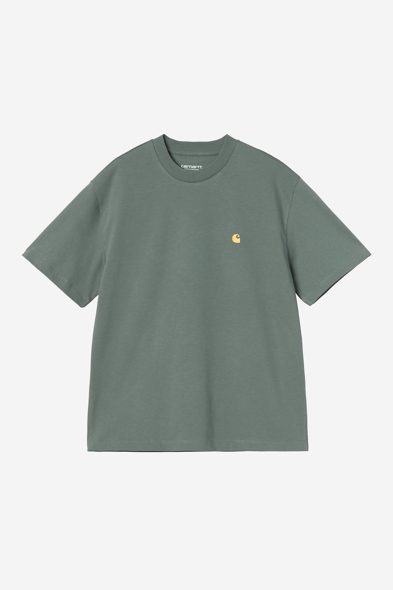 Carhartt S/S Chase T-Shirt - Velvet Green / Gold