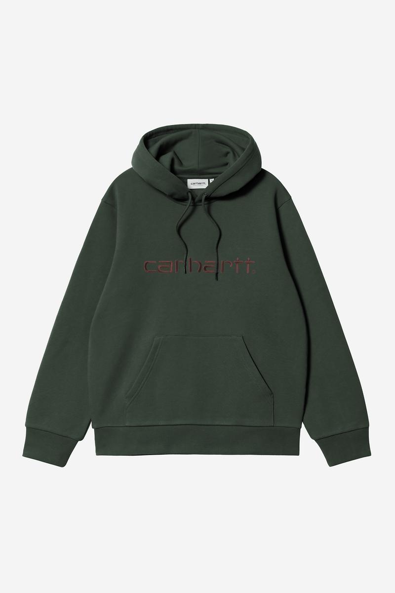 Carhartt Hooded Carhartt Sweatshirt - Dark Scarab / Palisander