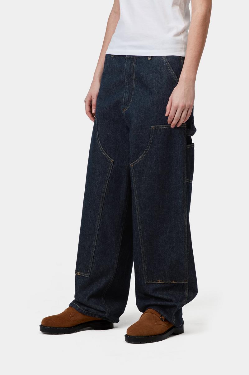 Carhartt Brandon Double Knee Pant - Blue, Rinsed