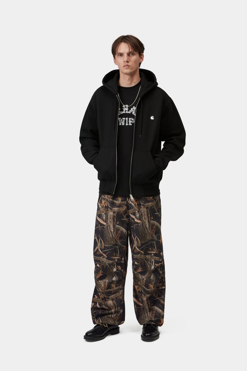 Carhartt Hooded Mack Sweat Jacket - Black / Wax