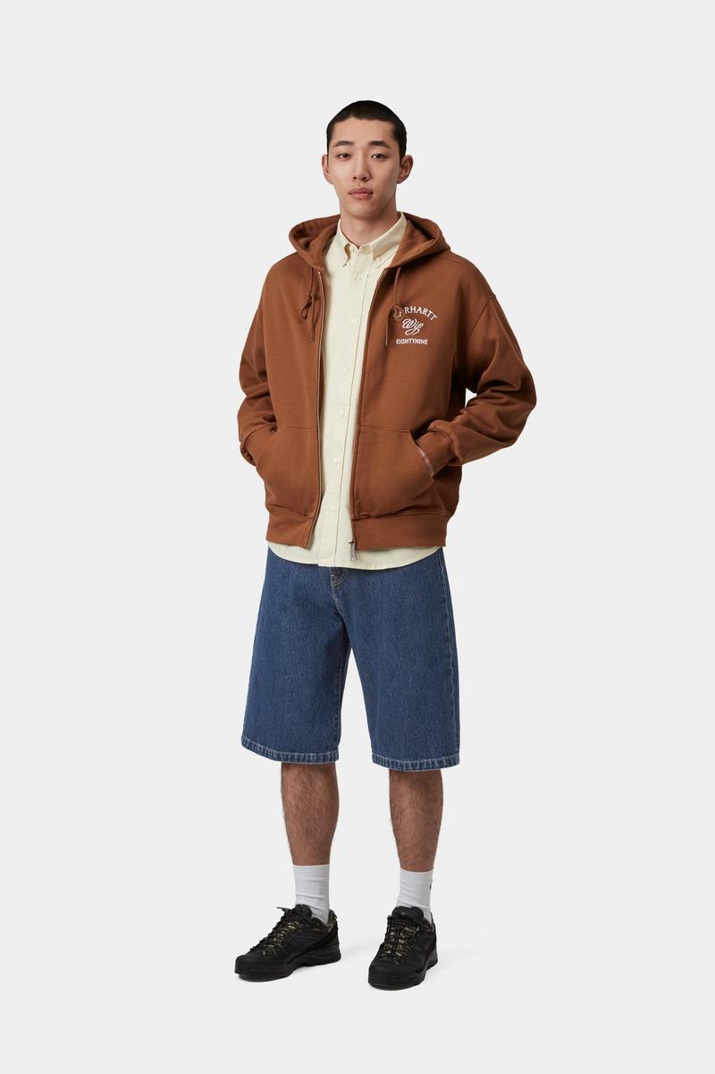 Carhartt Langdon Short - Blue, Stone washed