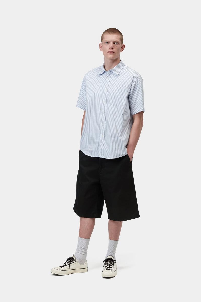 Carhartt Brader Short - Black, Rinsed
