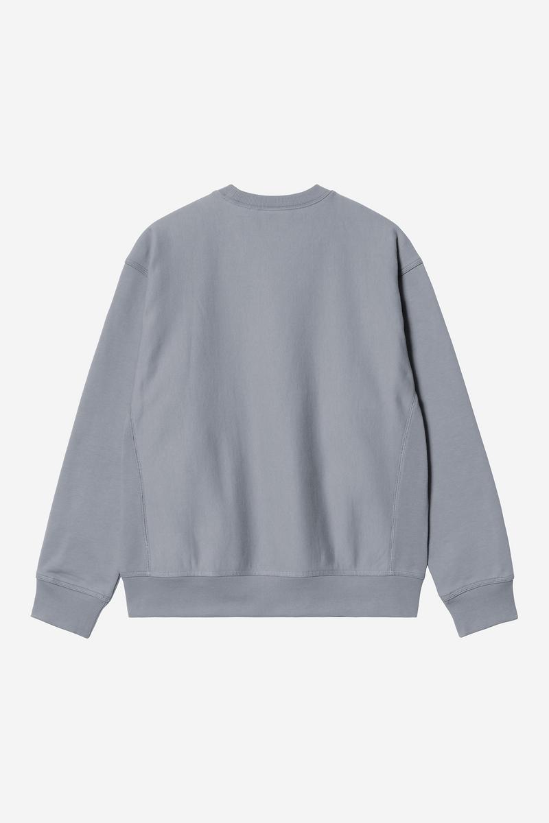 Carhartt American Script Sweatshirt - Shady Blue