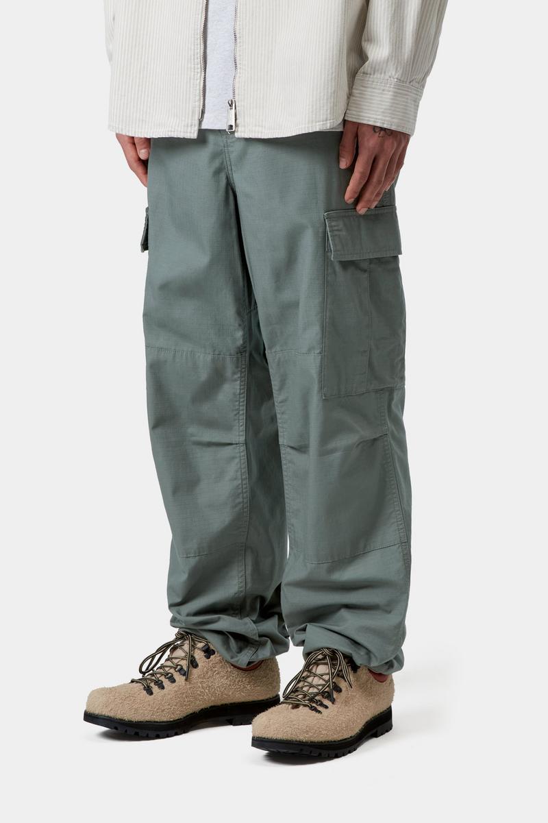 Carhartt Regular Cargo Pant - Velvet Green, Rinsed