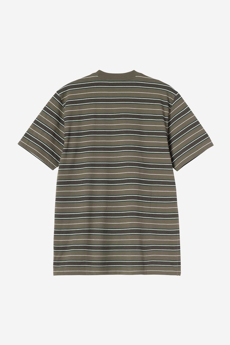 Carhartt S/S Bronson T-Shirt - Bronson Stripe, Cypress