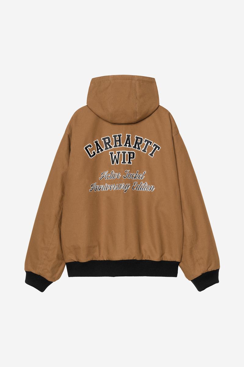 Carhartt OG Active Jacket 50th Anniversary Edition Leather - Black / Hamilton Brown