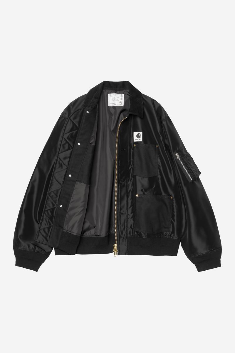 Carhartt sacai x Carhartt WIP Nylon Twill Duck Blouson - Sacai Black