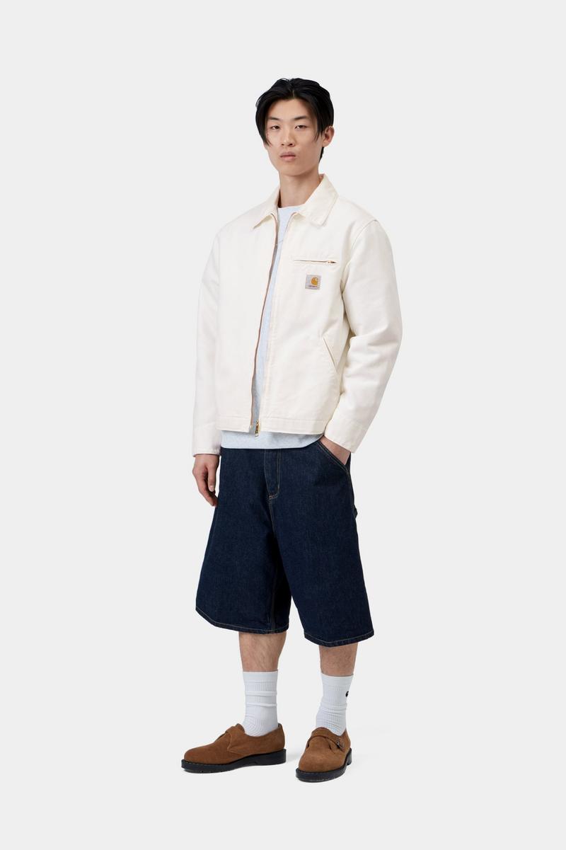 Carhartt Detroit Jacket (Summer) - Wax / Wax, Rinsed