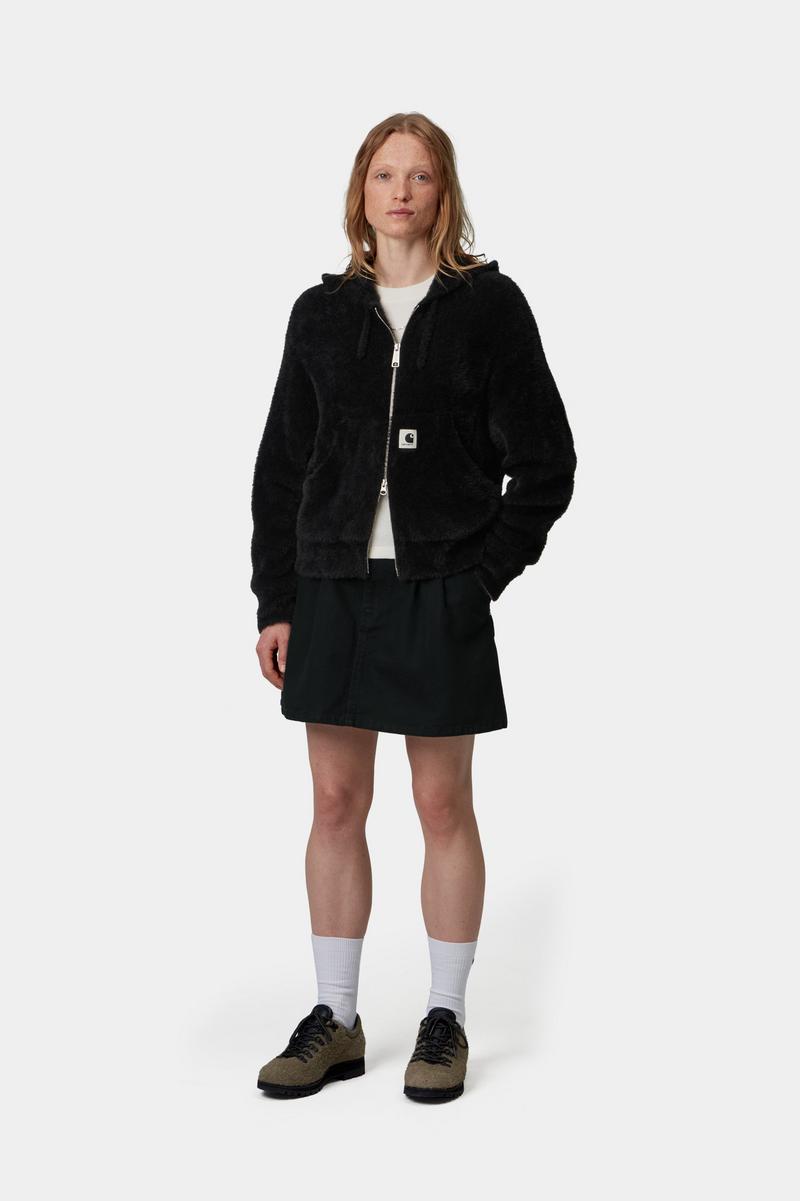 Carhartt Billie Single Knee Skirt - Black, Stone washed