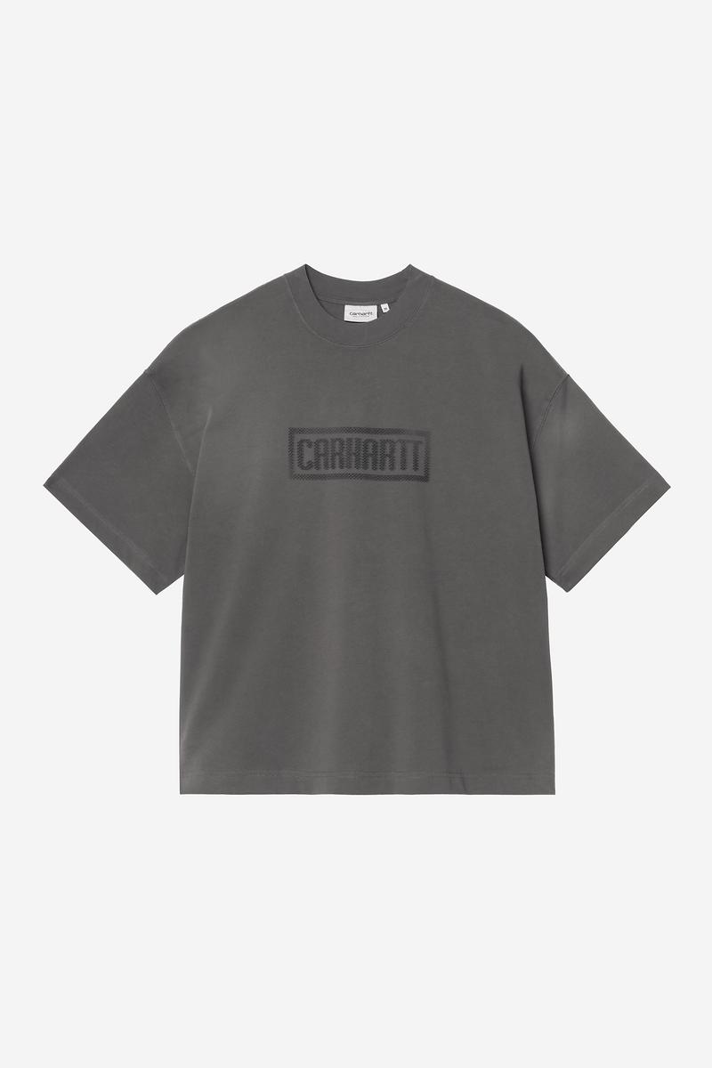 Carhartt S/S Bricky Man T-Shirt - Soot, Stone dyed
