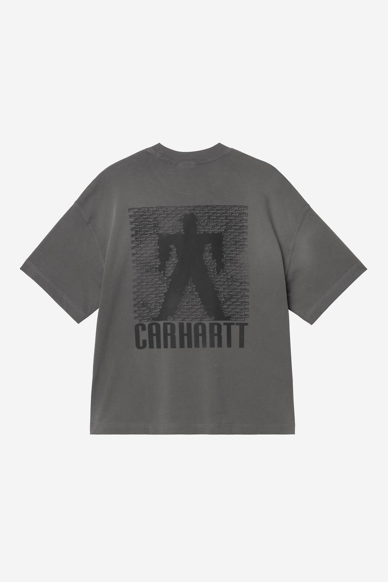 Carhartt S/S Bricky Man T-Shirt - Soot, Stone dyed