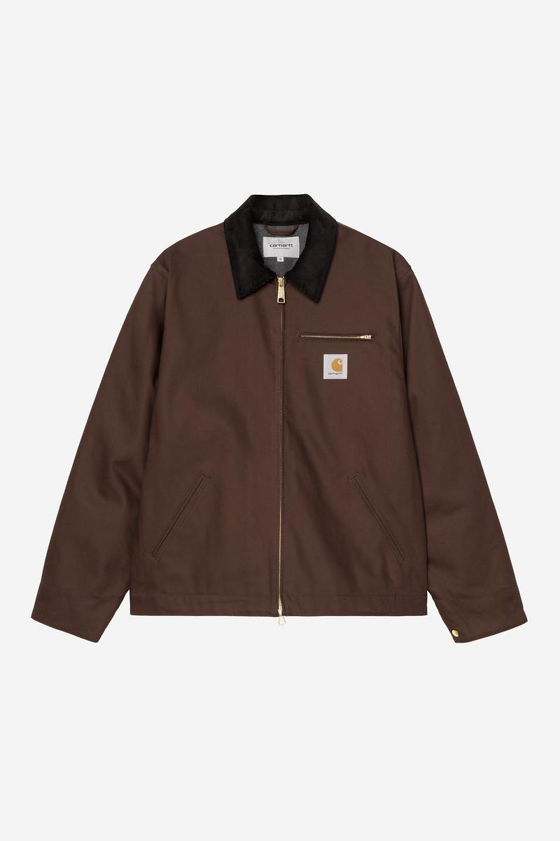 Carhartt Detroit Jacket (Winter) - Tobacco / Black, Rigid