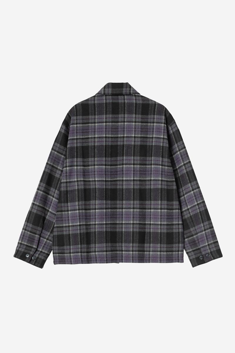 Carhartt L/S Parson Shirt - Parson Check, Shady Purple