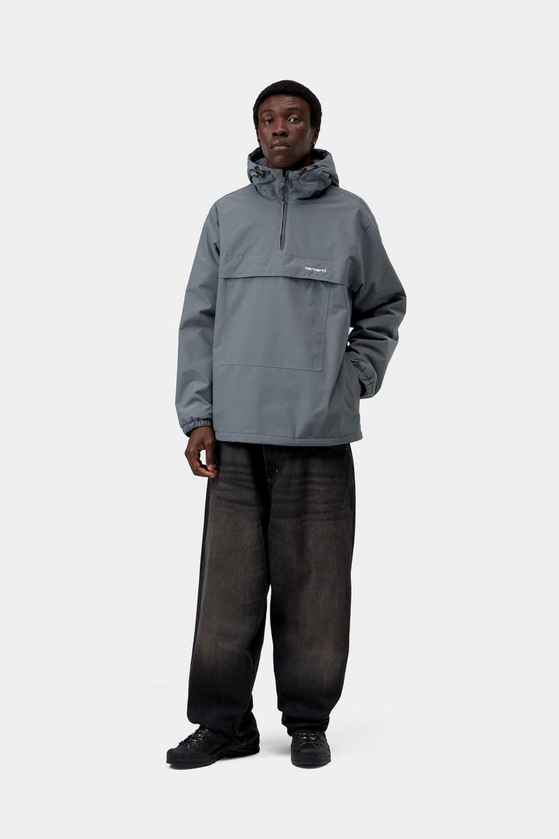 Carhartt Windbreaker Pullover (Winter) - Styx / White