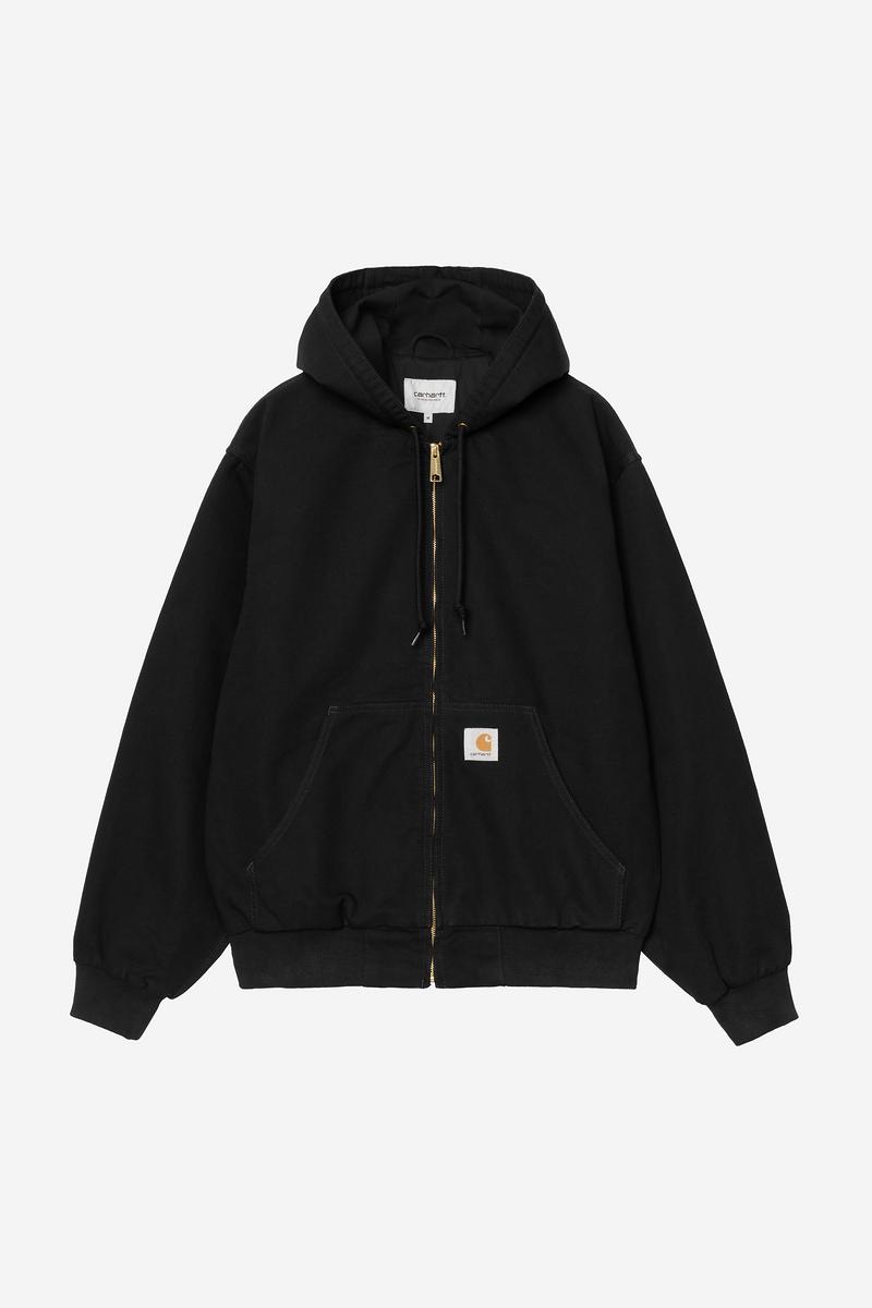 Carhartt OG Active Jacket - Black, Rinsed