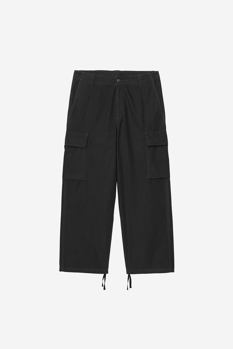 Carhartt Kade Cargo Pant - Black, Garment dyed