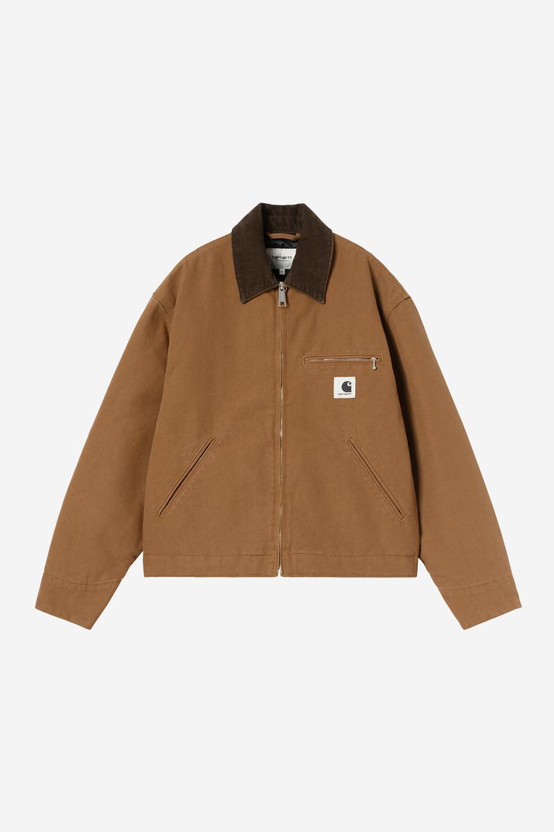 Carhartt OG Detroit Jacket (Winter) - WIP H Brown / Tobacco, Rinsed
