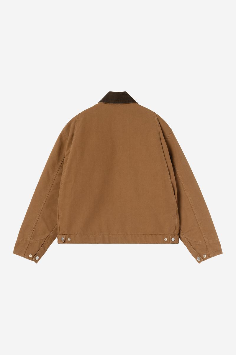 Carhartt OG Detroit Jacket (Winter) - WIP H Brown / Tobacco, Rinsed