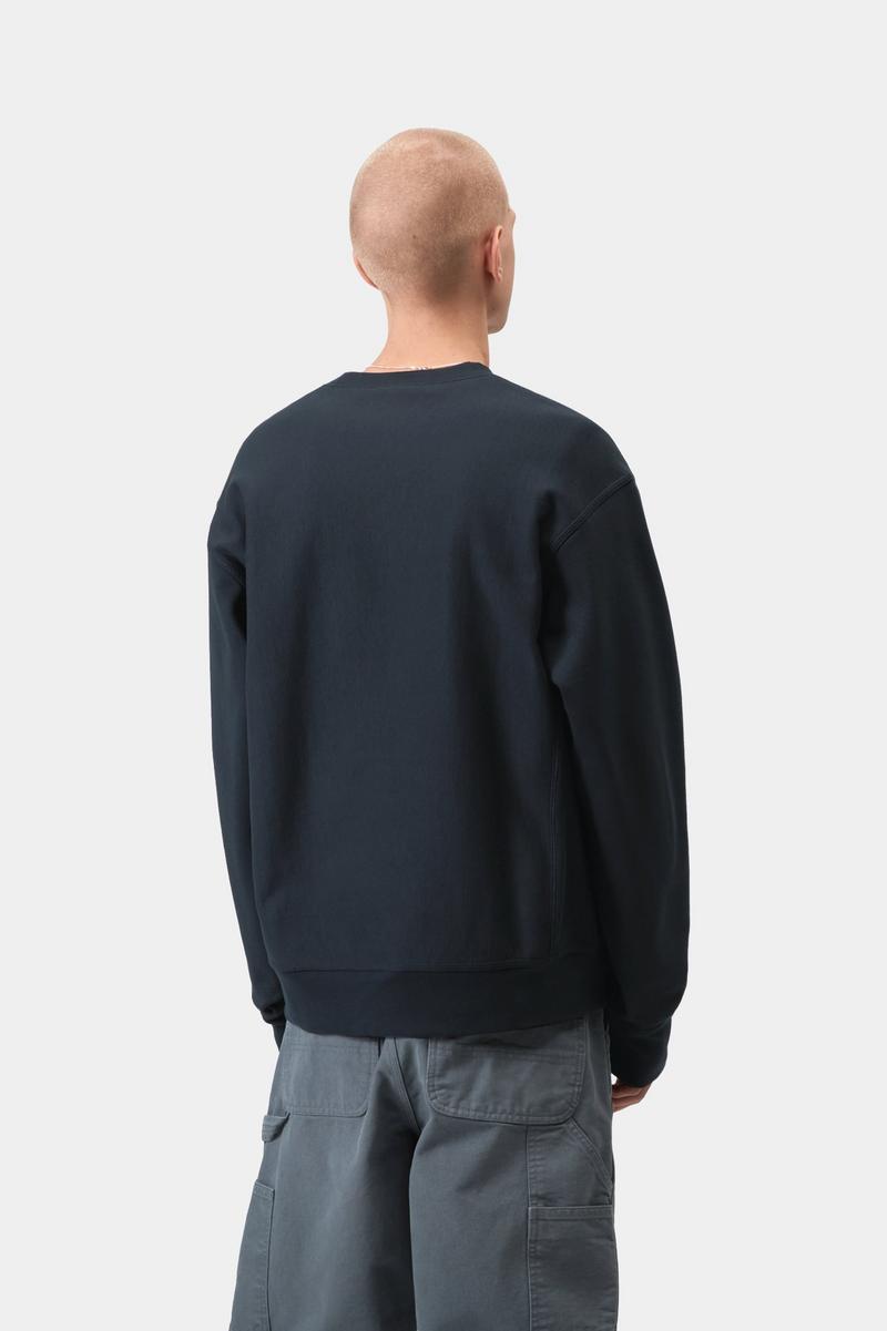 Carhartt American Script Sweatshirt - Deep Night