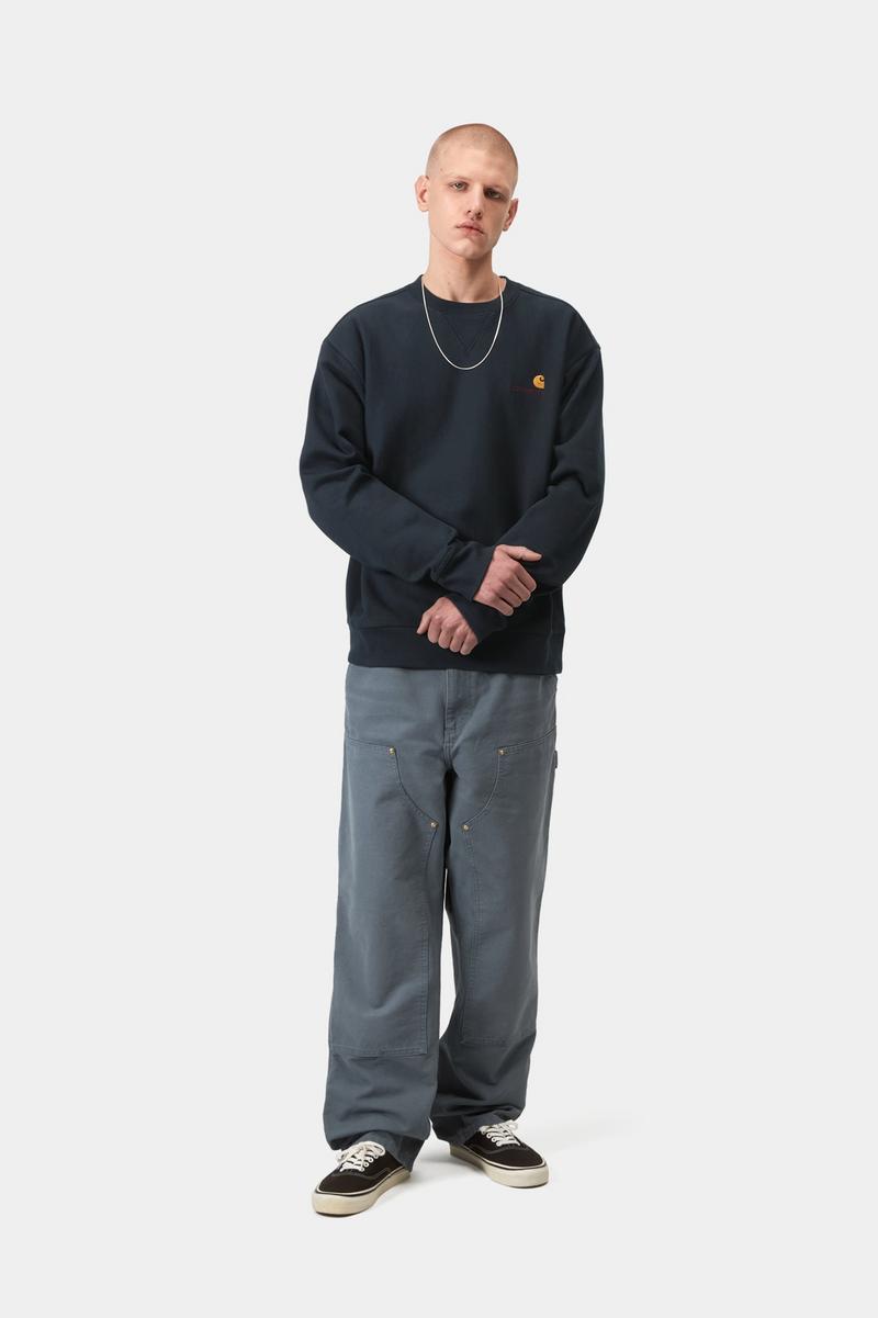 Carhartt American Script Sweatshirt - Deep Night