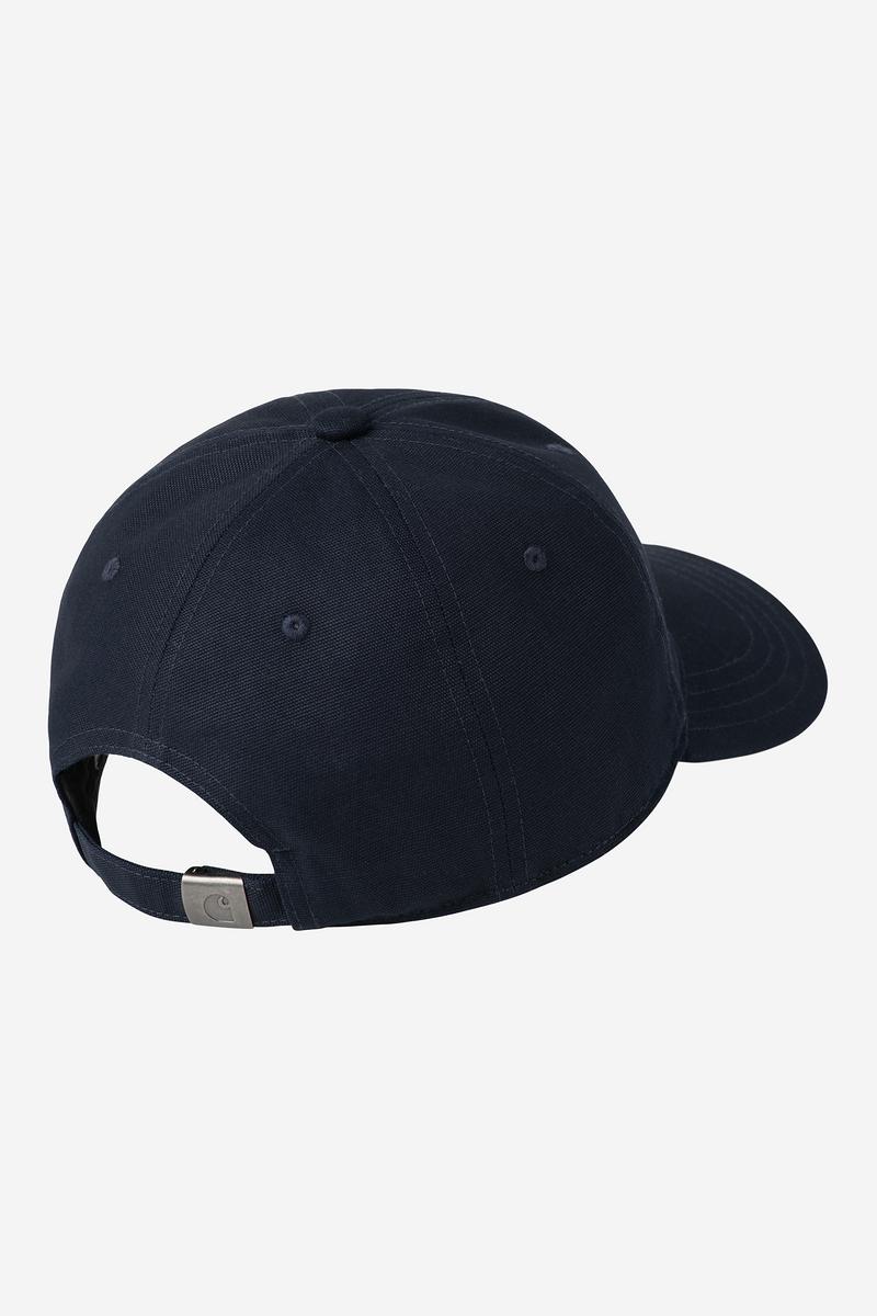 Carhartt Canvas Script Cap - Dark Navy / Dark Scarab